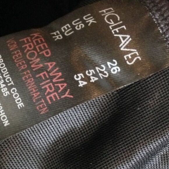 Fig Leaves Illusion Firm-Control One-Piece Swimsuit 22 NWT - Picture 5 of 9